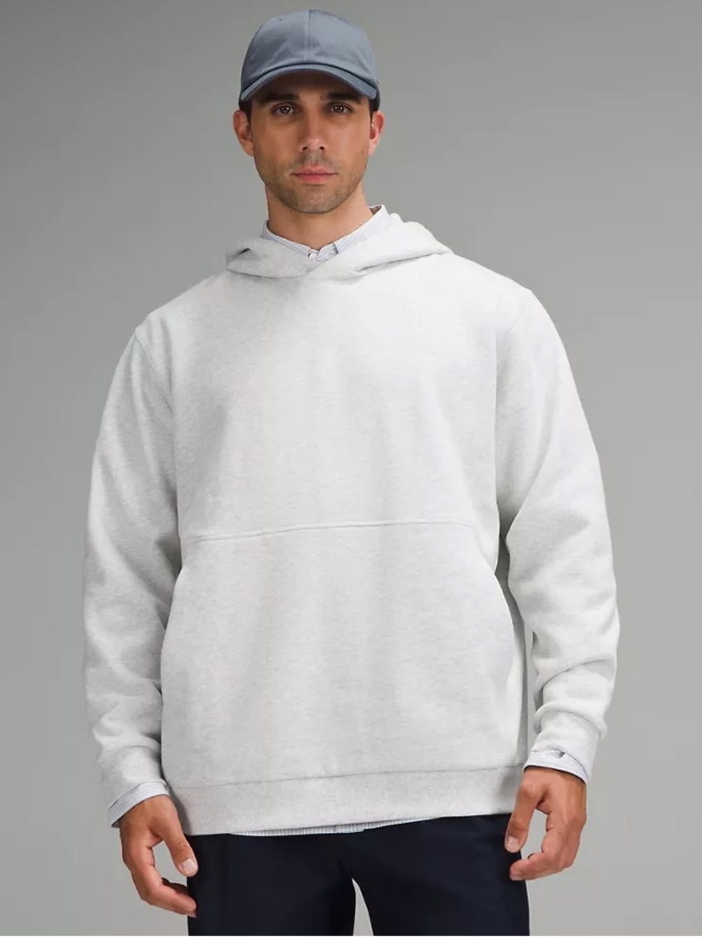 Lululemon Steady State Hoodie - Heathered Core Ultra Light Grey, Size M